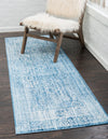 Bronx Loft Collection Area Rug -  Belmont Runner Blue  lifestyle 55