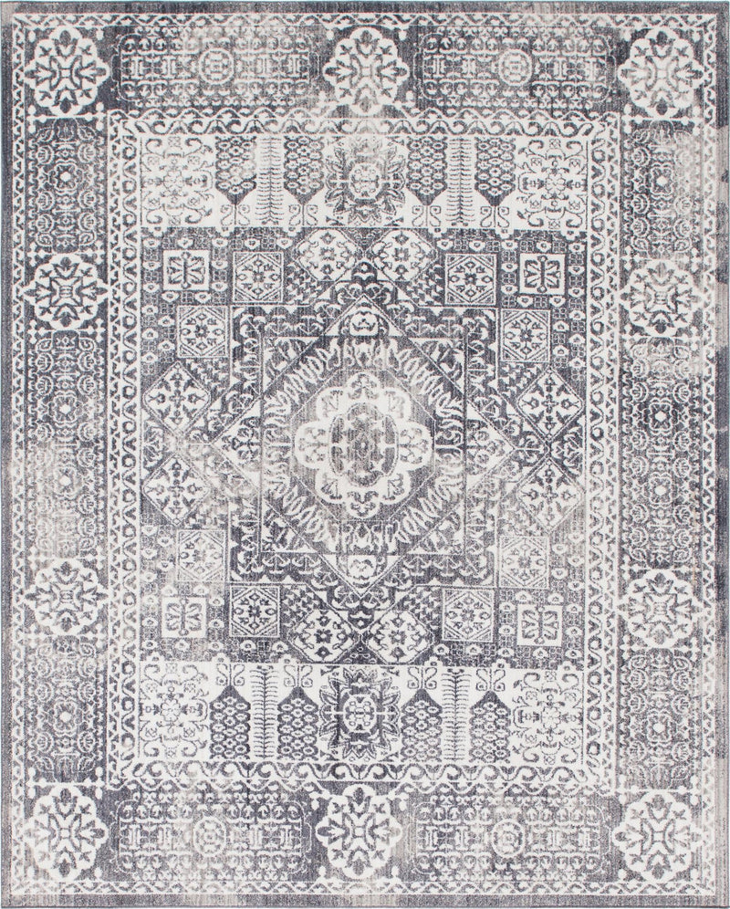 Bronx Loft Collection Area Rug -  Belmont Rectangle Gray  lifestyle 3