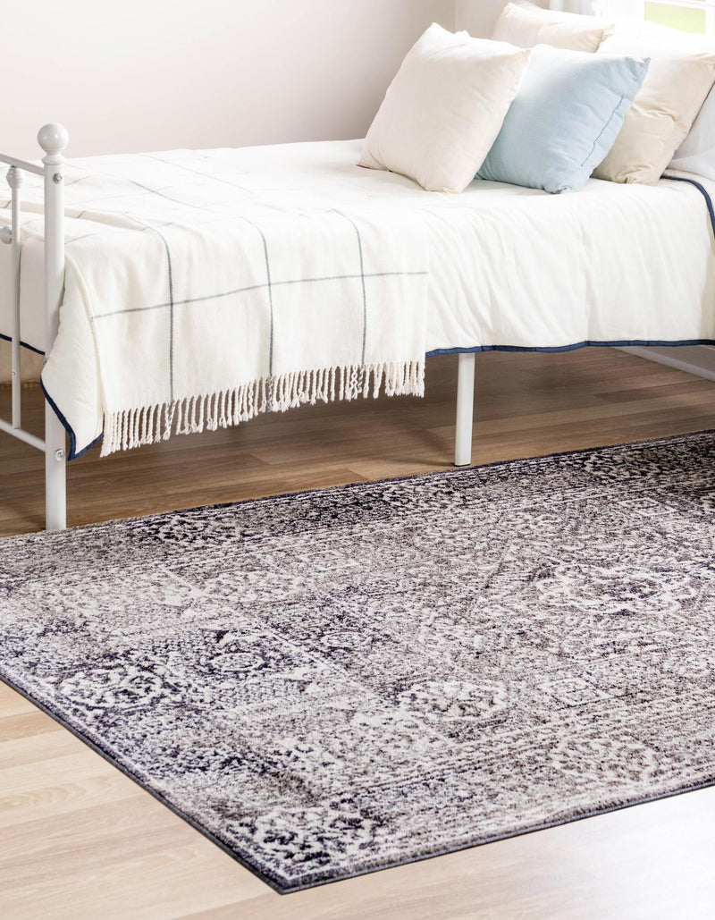 Bronx Loft Collection Area Rug -  Belmont Rectangle Gray  lifestyle 9