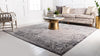 Bronx Loft Collection Area Rug -  Belmont Square Gray  lifestyle 61