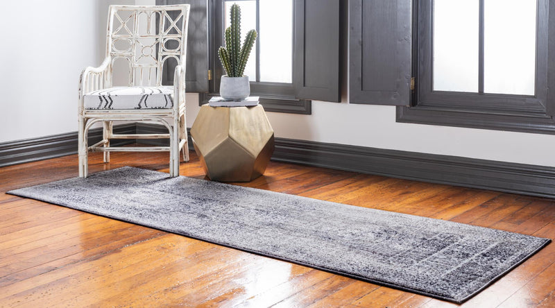 Bronx Loft Collection Area Rug -  Belmont Runner Gray  lifestyle 45