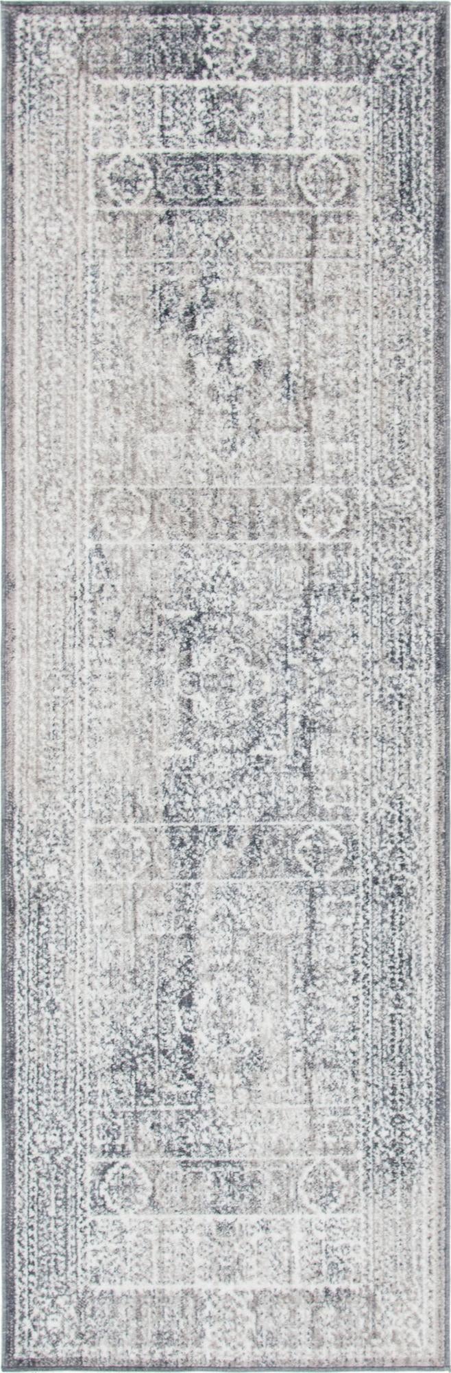 Bronx Loft Collection Area Rug -  Belmont Runner Gray  lifestyle 37