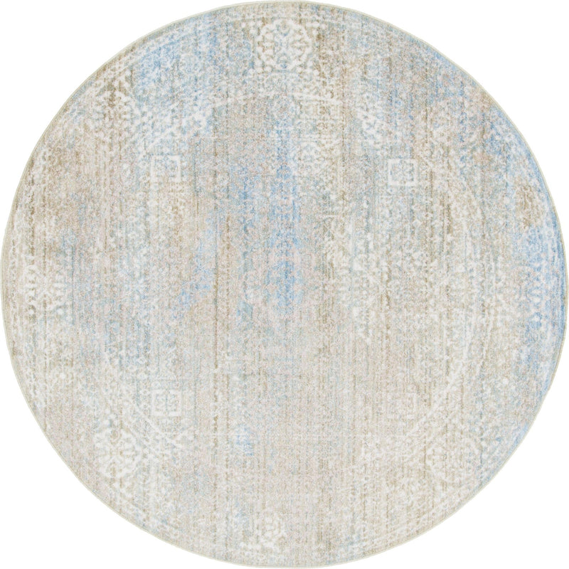 Bronx Loft Collection Area Rug -  Belmont Round Green  lifestyle 38