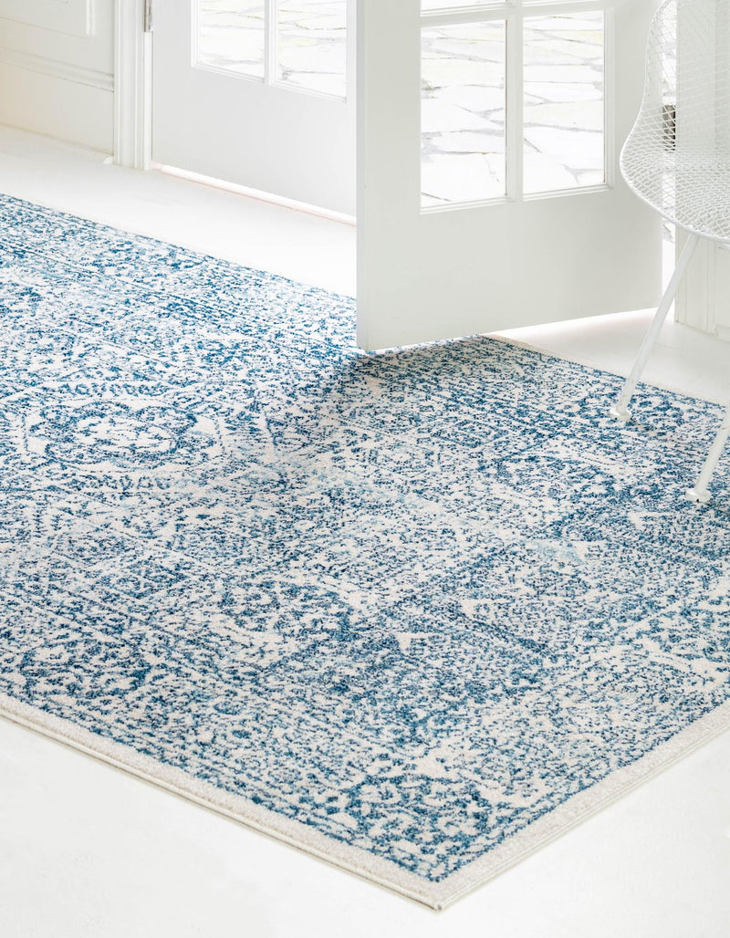 Bronx Loft Collection Area Rug -  Belmont Rectangle Light Blue  lifestyle 7