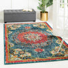 Brighton Terrace Collection Area Rug - Hove (Blue) Rectangle Blue  lifestyle 11