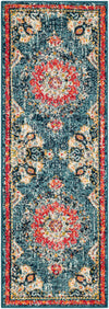 Brighton Terrace Collection Area Rug - Hove (Blue) Runner Blue  lifestyle 16