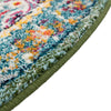 Brighton Terrace Collection Area Rug - Hove (Green) Round Green  lifestyle 43