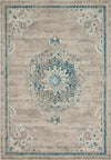 Brighton Terrace Collection Area Rug - Hove (Gray) Rectangle Gray Main