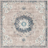 Brighton Terrace Collection Area Rug - Hove (Gray) Square Gray  lifestyle 15