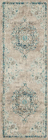 Brighton Terrace Collection Area Rug - Hove (Gray) Runner Gray  lifestyle 17