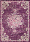 Brighton Terrace Collection Area Rug - Hove (Purple) Rectangle Purple Main