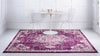 Brighton Terrace Collection Area Rug - Hove (Purple) Square Purple  lifestyle 20