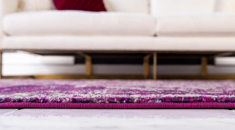 Brighton Terrace Collection Area Rug - Hove (Purple) Square Purple  lifestyle 23