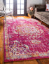 Brighton Terrace Collection Area Rug - Hove (Magenta)