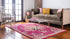 Brighton Terrace Collection Area Rug - Hove (Magenta)