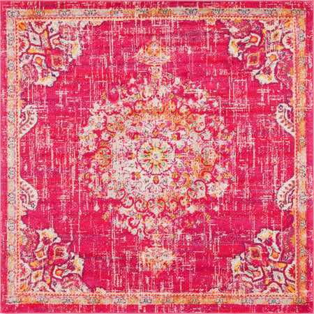 Brighton Terrace Collection Area Rug - Hove (Magenta)