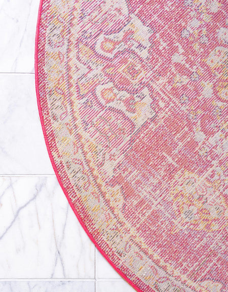 Brighton Terrace Collection Area Rug - Hove (Magenta)