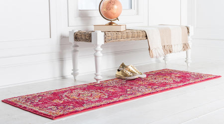 Brighton Terrace Collection Area Rug - Hove (Magenta)