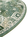 Brighton Terrace Collection Area Rug -  Rottingdean (Green) Round Green  lifestyle 55