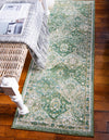 Brighton Terrace Collection Area Rug -  Rottingdean (Green) Runner Green  lifestyle 20