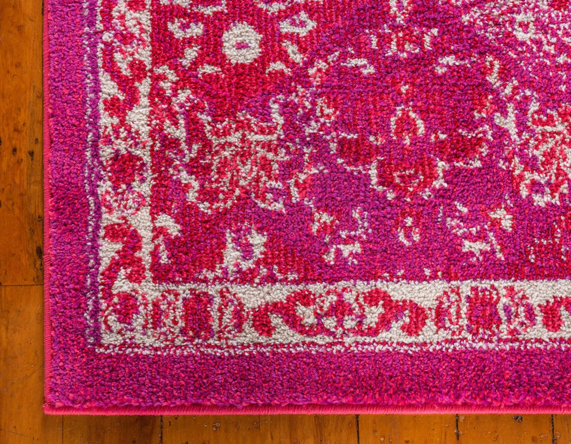 Brighton Terrace Collection Area Rug -  Rottingdean (Magenta)