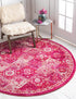 Brighton Terrace Collection Area Rug -  Rottingdean (Magenta)