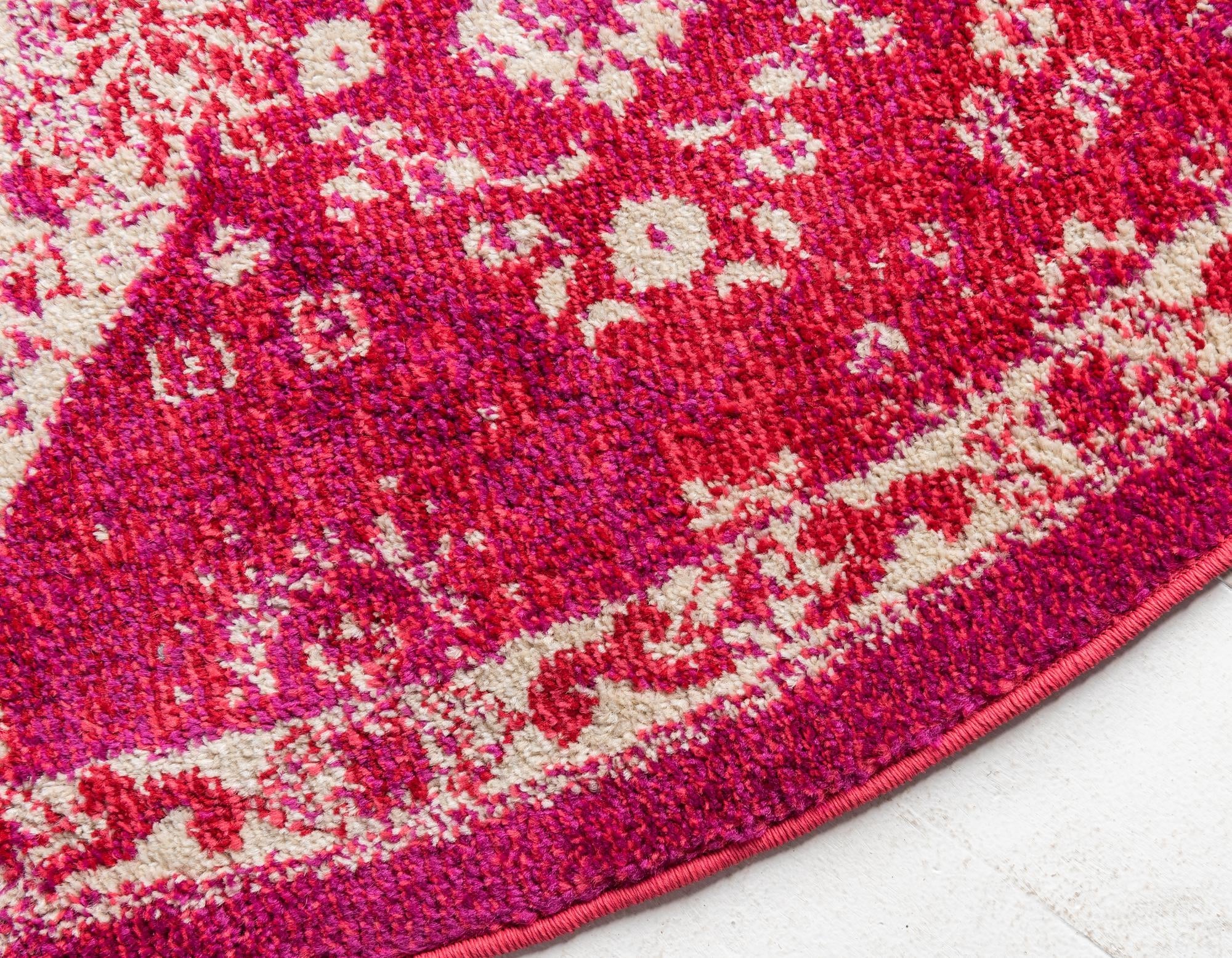 Brighton Terrace Collection Area Rug -  Rottingdean (Magenta)