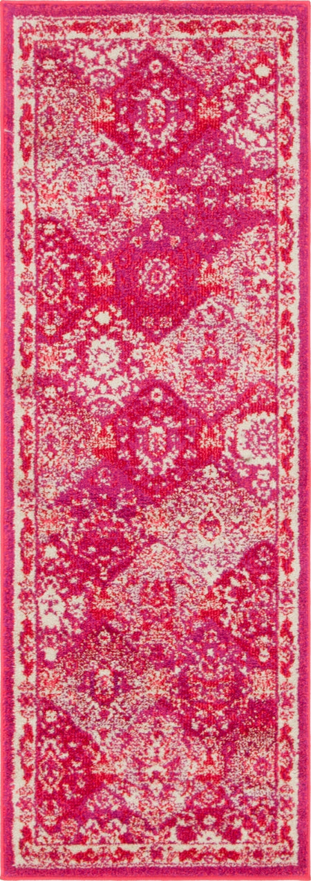 Brighton Terrace Collection Area Rug -  Rottingdean (Magenta)