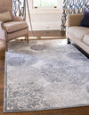 Derbyshire Elegance Collection Area Rug -  Bakewell Rectangle Gray  lifestyle 5