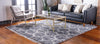 Cozy Cove Shag Collection Area Rug - Marina Square Gray  lifestyle 99