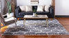 Cozy Cove Shag Collection Area Rug - Marina Square Gray  lifestyle 112