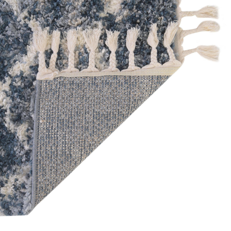 Cozy Cove Shag Collection Area Rug - Marina Rectangle Blue  lifestyle 12