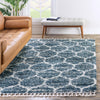 Cozy Cove Shag Collection Area Rug - Marina Rectangle Blue  lifestyle 28