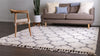 Cozy Cove Shag Collection Area Rug - Marina Square Ivory  lifestyle 102