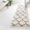 Cozy Cove Shag Collection Area Rug - Marina Runner Ivory  lifestyle 146