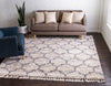 Cozy Cove Shag Collection Area Rug - Marina Square Beige  lifestyle 118