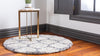 Cozy Cove Shag Collection Area Rug - Marina Round Beige  lifestyle 106