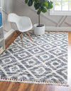 Cozy Cove Shag Collection Area Rug -  Dunes Rectangle Gray  lifestyle 4