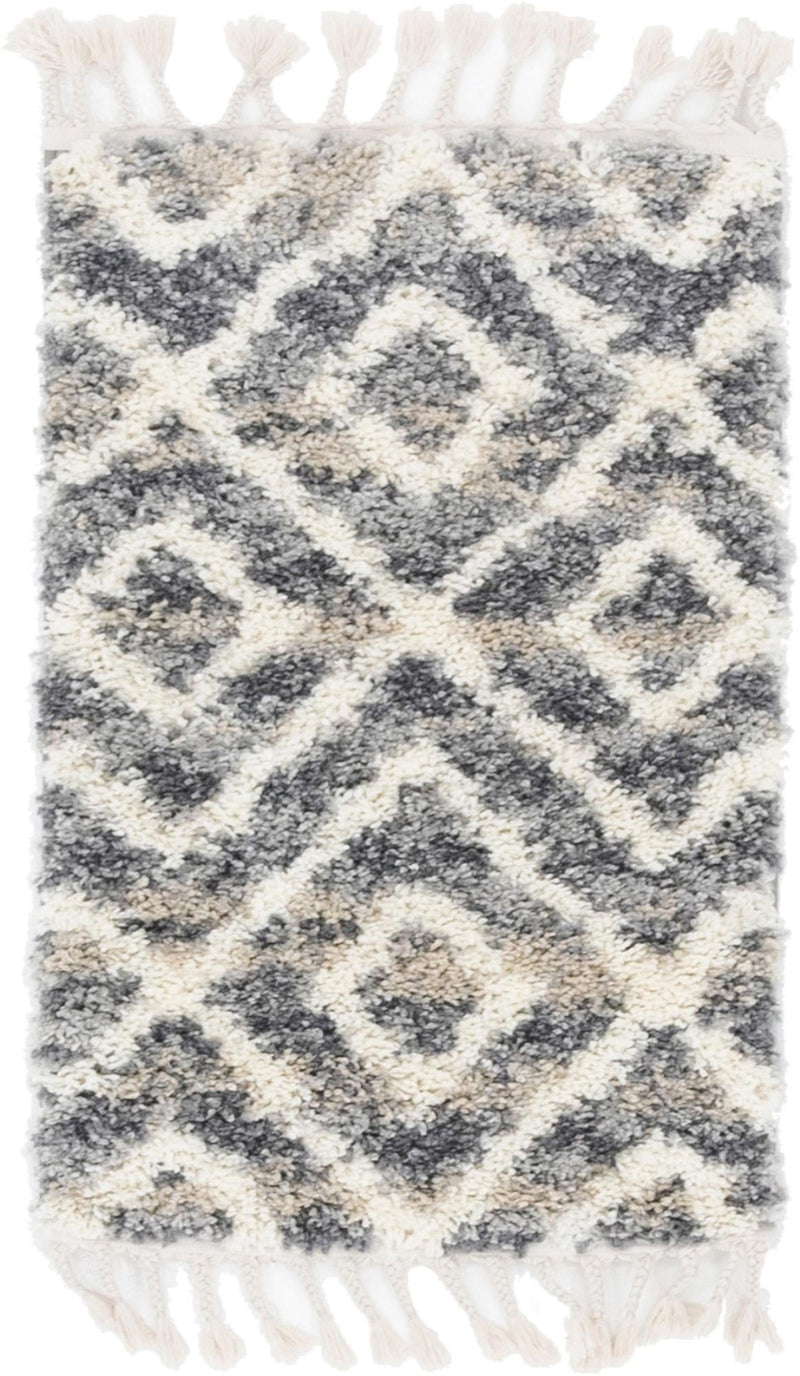 Cozy Cove Shag Collection Area Rug -  Dunes Rectangle Gray  lifestyle 2