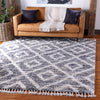 Cozy Cove Shag Collection Area Rug -  Dunes Square Gray  lifestyle 48