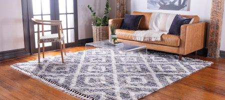 Cozy Cove Shag Collection Area Rug -  Dunes