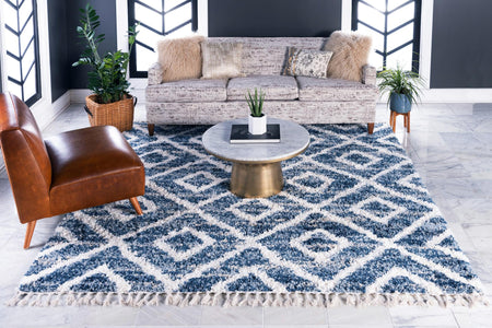 Cozy Cove Shag Collection Area Rug -  Dunes