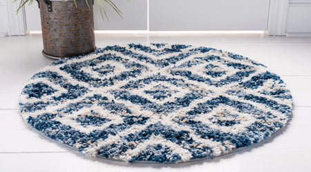 Cozy Cove Shag Collection Area Rug -  Dunes