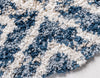 Cozy Cove Shag Collection Area Rug -  Dunes Round Blue  lifestyle 88