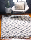 Cozy Cove Shag Collection Area Rug -  Dunes Rectangle Ivory  lifestyle 27