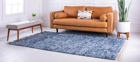 Cozy Cove Shag Collection Area Rug -  Harbor