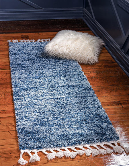 Cozy Cove Shag Collection Area Rug -  Harbor