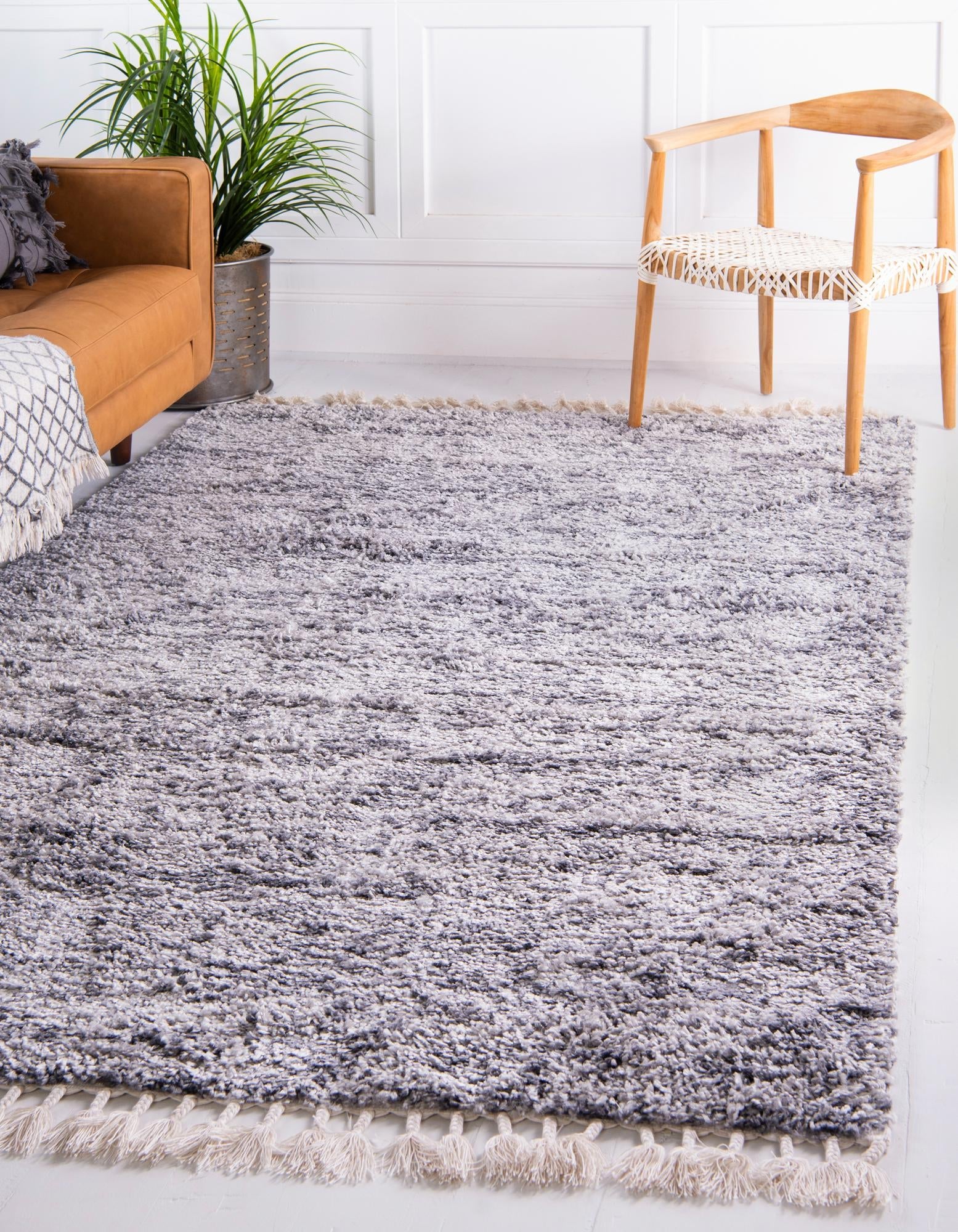 Cozy Cove Shag Collection Area Rug -  Harbor