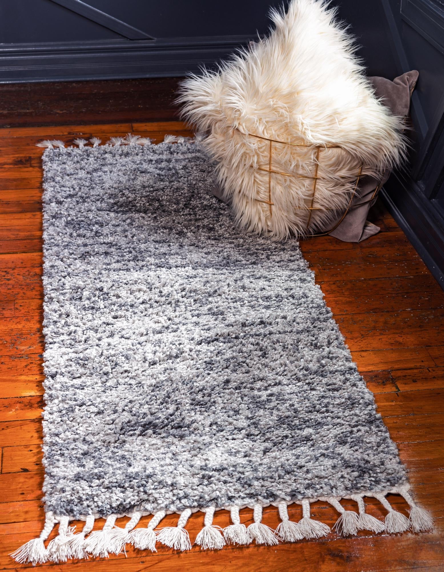 Cozy Cove Shag Collection Area Rug -  Harbor