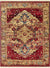 Savannah Elegance Collection Area Rug -  Augusta Rectangle Red Main